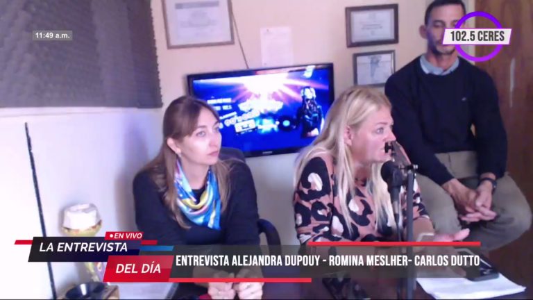 Elecciones Alejandra Dupouy, intendenta de Ceres, visitó los estudios de FM FIRST para compartir sus propuestas y visión para la ciudad